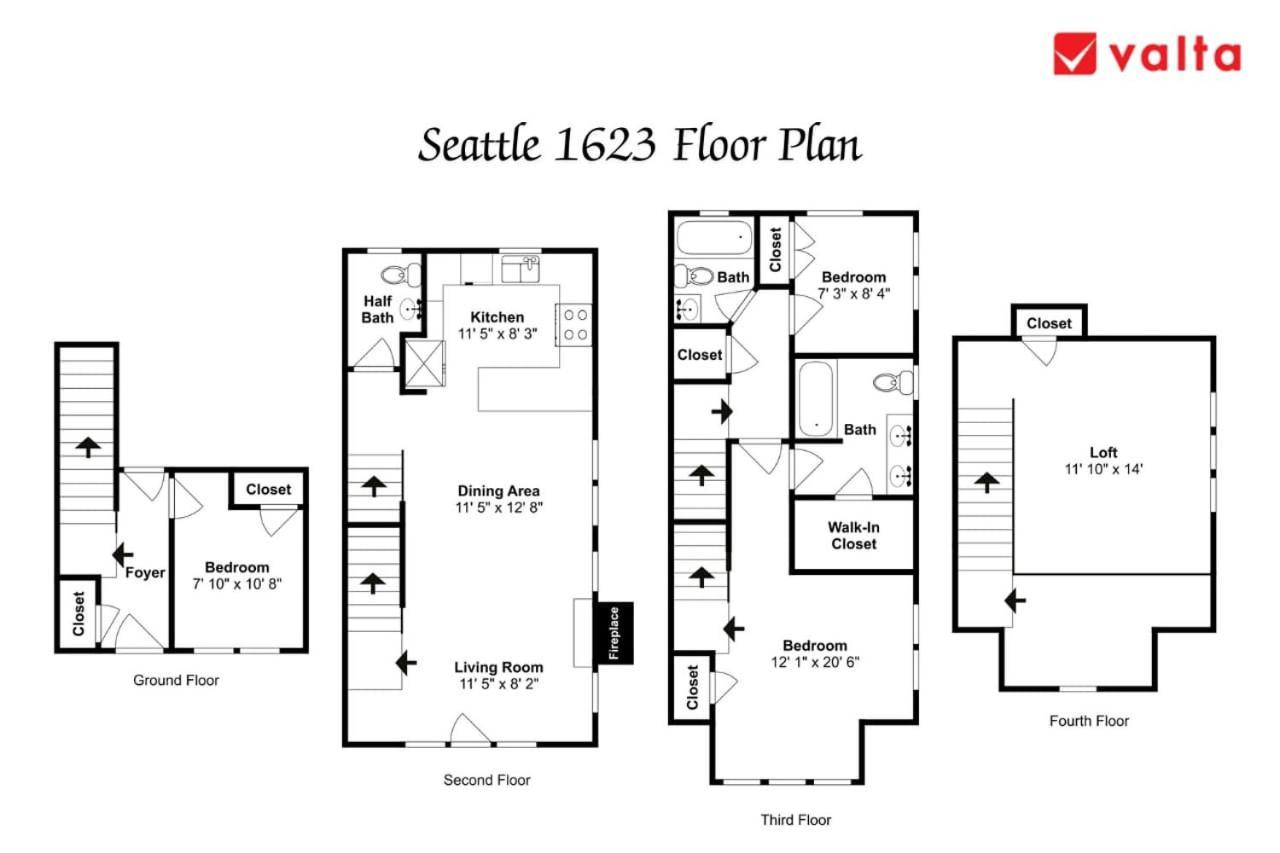 Exquisite Central Townhome With Spacious Loft And Gourmet Kitchen Seattle Kültér fotó
